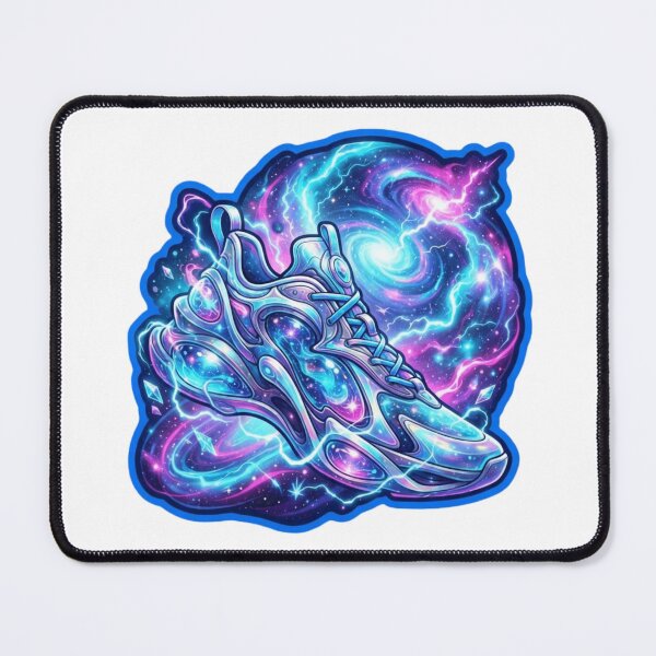 Item preview, Electro Nebula Cosmic Energy Sneaker Sticker designed and sold by Imaginarium of Chaos falcon88 .