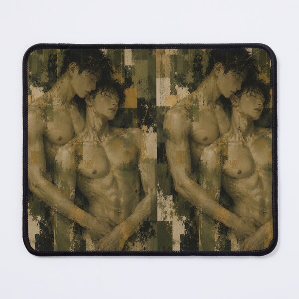 Item preview, Wabi Sabi Embrace Between Two Men with Classical Elegance and Emotional Depth designed and sold by Aryabek.