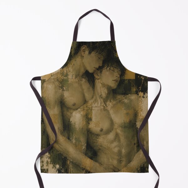 Item preview, Wabi Sabi Embrace Between Two Men with Classical Elegance and Emotional Depth designed and sold by Aryabek.