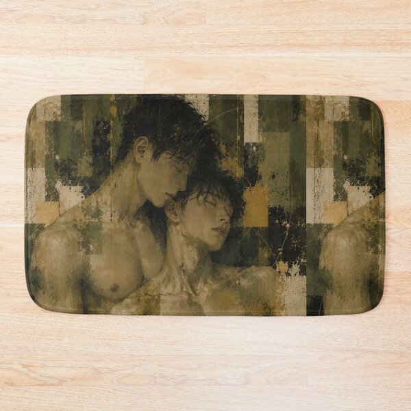 Item preview, Wabi Sabi Embrace Between Two Men with Classical Elegance and Emotional Depth designed and sold by Aryabek.