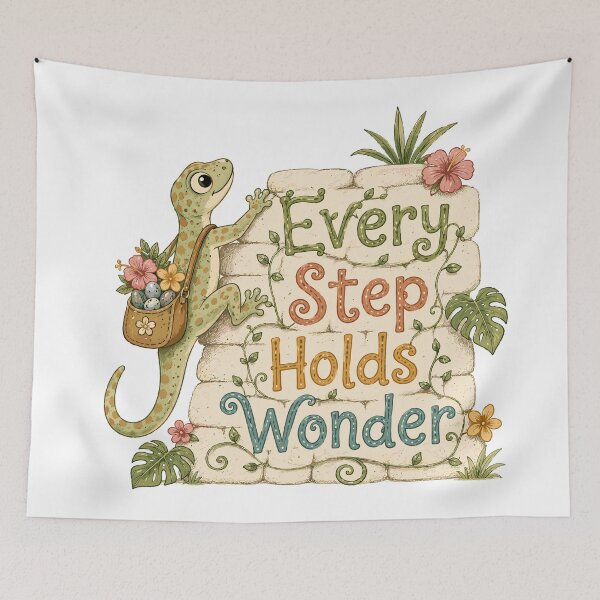 Item preview, Wall Wanderer - Cute Gecko designed and sold by bapupa.