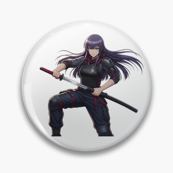 Item preview, Anime Samurai Warrior Graphic Art Tee for Fans of Japanese Manga T-shirt with Bold Character Design designed and sold by TDZCOLLECTION.