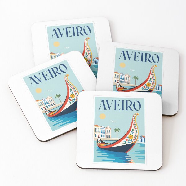 Item preview, Aveiro Portugal Moliceiro Boat Canal Travel Poster designed and sold by Beyond Destinations.