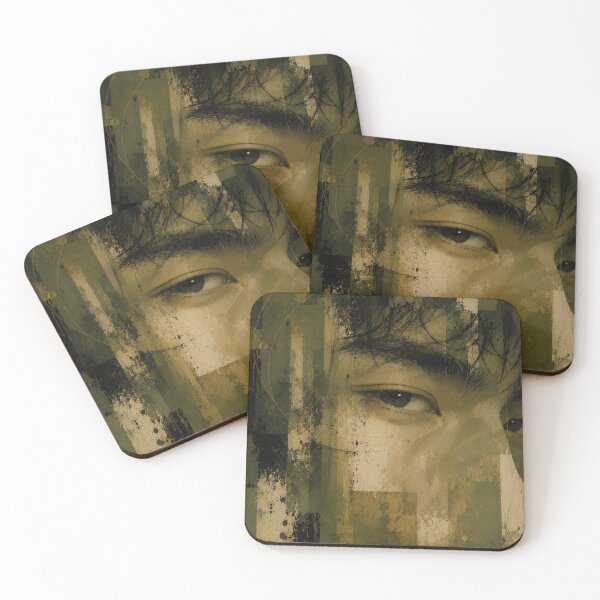 Item preview, Wabi Sabi Eye Portrait with Zen Stillness and Contemplative Expression designed and sold by Aryabek.