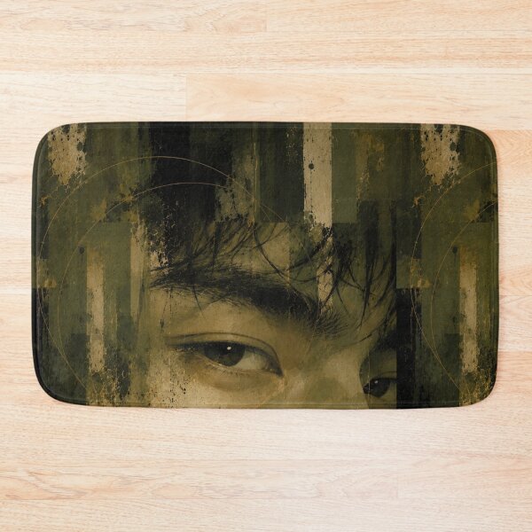 Item preview, Wabi Sabi Eye Portrait with Zen Stillness and Contemplative Expression designed and sold by Aryabek.