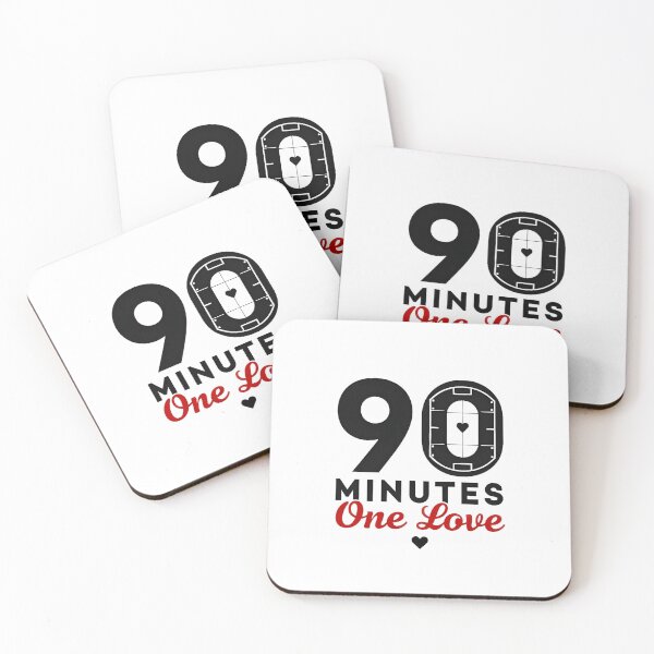 Item preview, 90 Minutes One Love – Football Pitch Passion Quote | Soccer Fan Match Day Sticker & T-Shirt designed and sold by Nene's design.