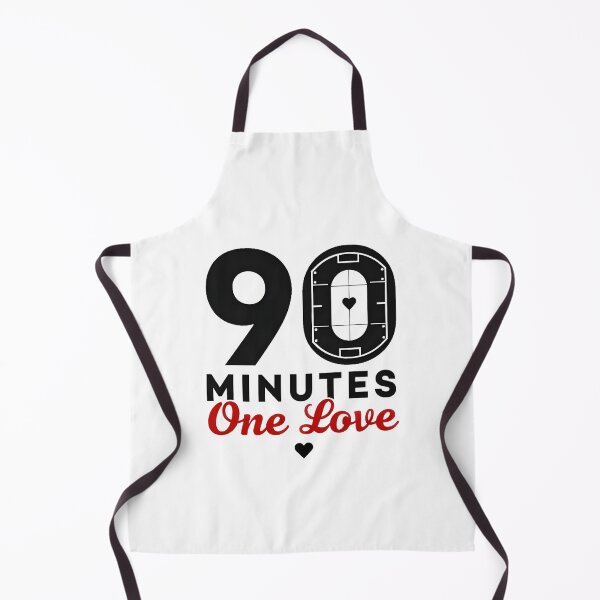 Item preview, 90 Minutes One Love – Football Pitch Passion Quote | Soccer Fan Match Day Sticker & T-Shirt designed and sold by Nene's design.