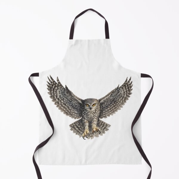 Item preview, Powerful Owl in Flight — Watercolour Illustration designed and sold by Jaruart.