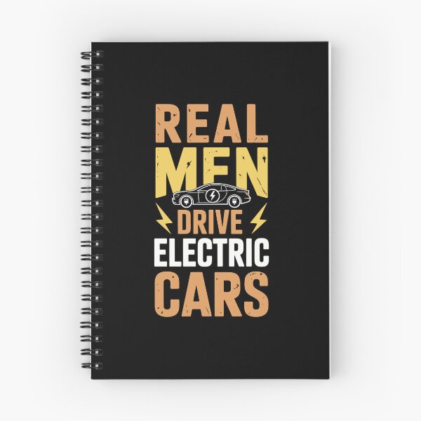 Item preview, REAL MEN DRIVE ELECTRIC CARS designed and sold by jkrphoto.