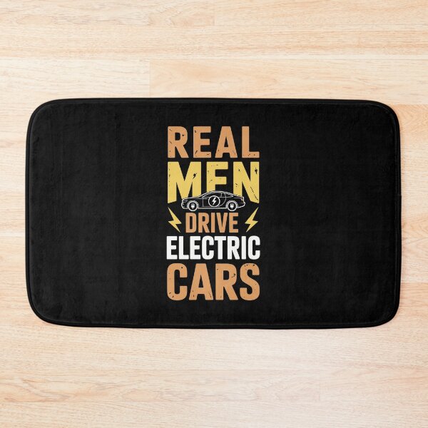 Item preview, REAL MEN DRIVE ELECTRIC CARS designed and sold by jkrphoto.