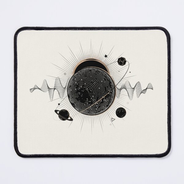 Item preview, Cosmic Melodic Techno | Celestial Soundwave Abstract Design designed and sold by PatsiRose.