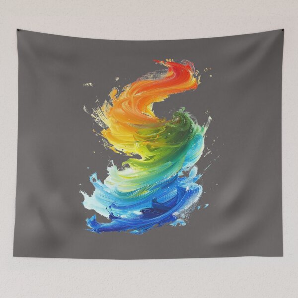 Item preview, Rainbow Nebula Swirl Art designed and sold by STATIC SOUL.