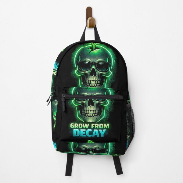 Item preview, Grow From Decay – Neon Skull Signal designed and sold by Ecocrushstudio.