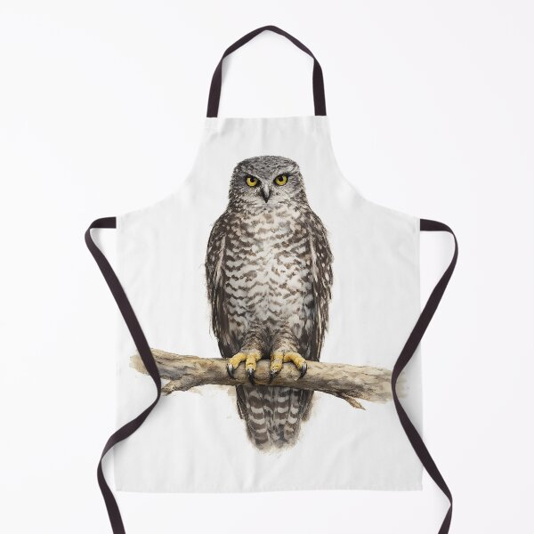 Item preview, Powerful Owl — Watercolour Bird Portrait designed and sold by Jaruart.