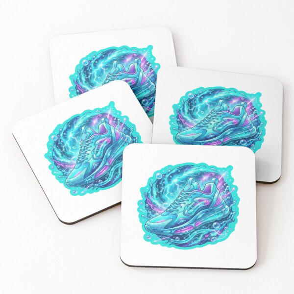 Item preview, Neon Abyss Ocean Energy Sneaker Sticker designed and sold by Imaginarium of Chaos falcon88 .