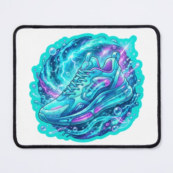 Item preview, Neon Abyss Ocean Energy Sneaker Sticker designed and sold by Imaginarium of Chaos falcon88 .