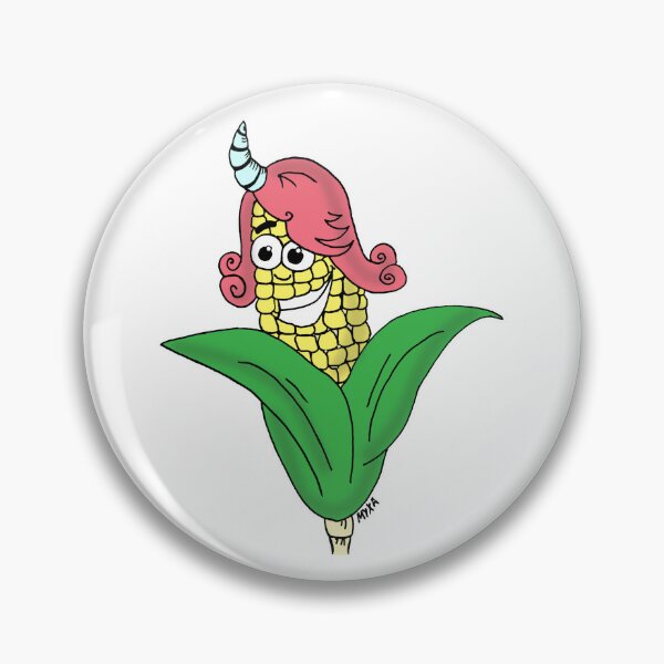 Item preview, Cute Corn Unicorn Cartoon Sticker | Quirky Magical Creature Art designed and sold by MyxaART.