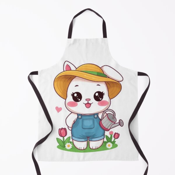Item preview, Kawaii Garden Bunny Sticker | Cute Chibi Rabbit Gift designed and sold by Stylestickers55.