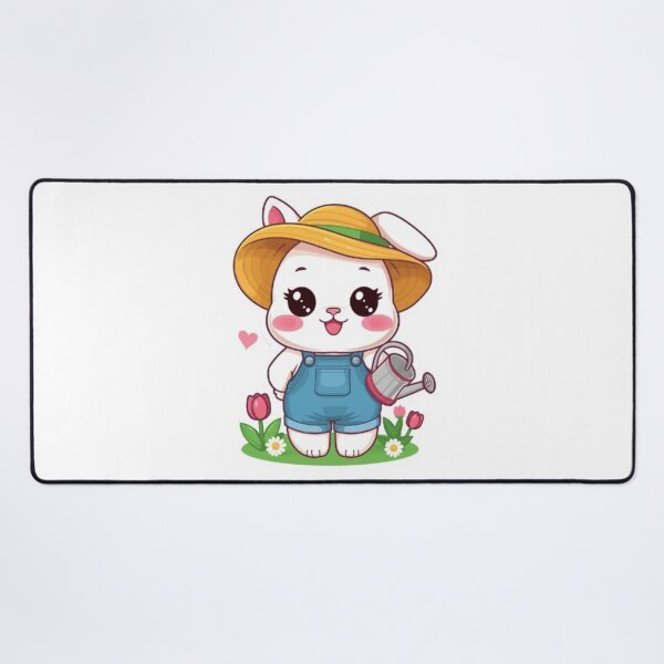 Item preview, Kawaii Garden Bunny Sticker | Cute Chibi Rabbit Gift designed and sold by Stylestickers55.