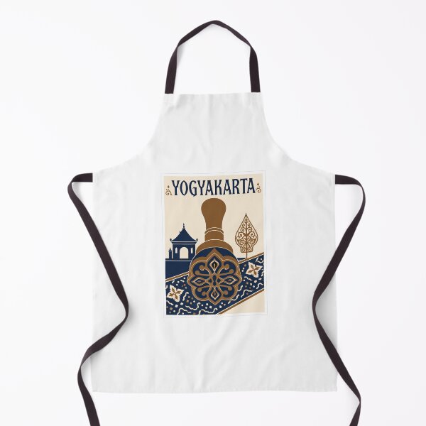 Item preview, Yogyakarta Indonesia Batik Stamp Travel Poster designed and sold by Beyond Destinations.