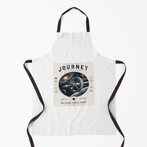 Item preview, Journey Through the Cosmos – One Station, Endless Journey Space Exploration T-Shirt Design designed and sold by Artisan Finds Online.