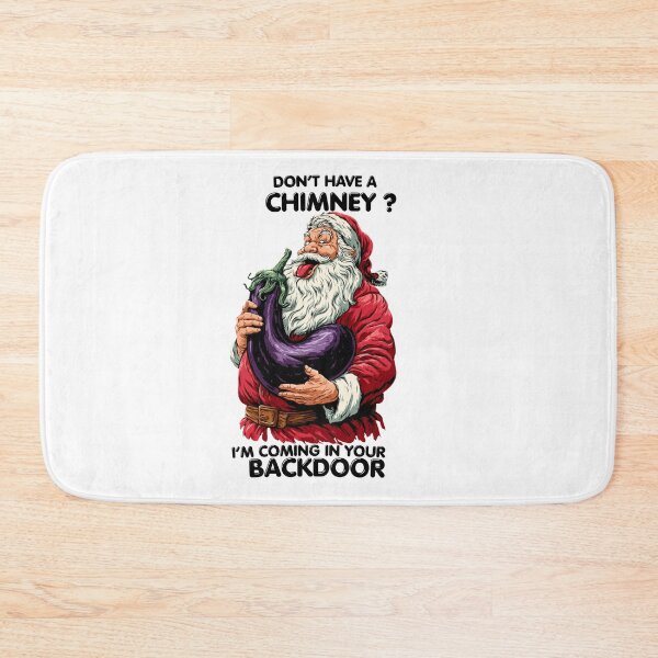 Item preview, Naughty Santa Loves Giant Eggplant designed and sold by TheNyneShop.