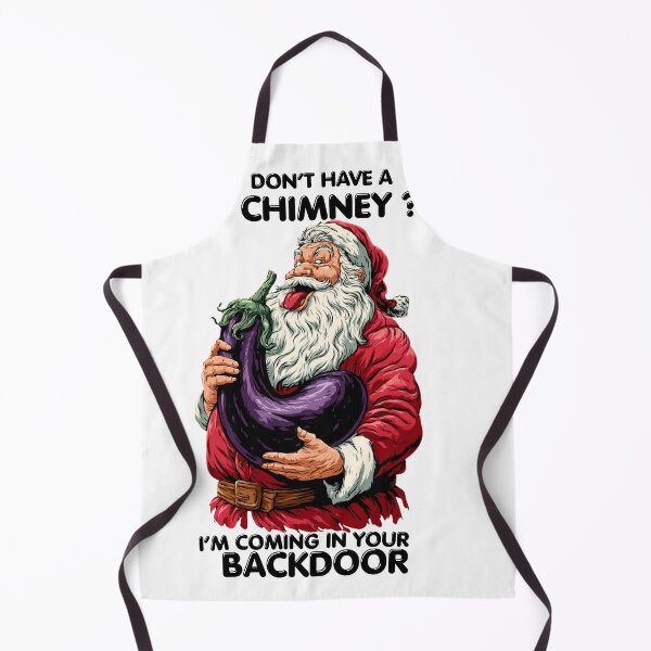 Item preview, Naughty Santa Loves Giant Eggplant designed and sold by TheNyneShop.