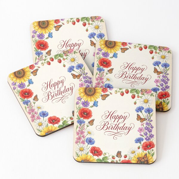 Item preview, "Happy Birthday" to you designed and sold by JoyColorLove.