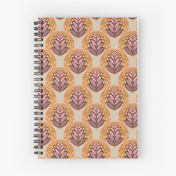 Item preview, Blush Terracotta Folk Floral Pattern Scandinavian Botanical Geometric Design designed and sold by Almanzart.