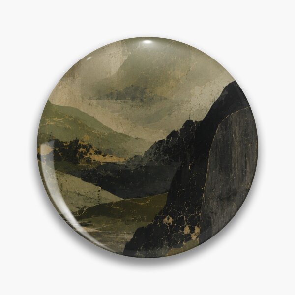 Item preview, Wabi Sabi Mountain Valley with Zen River, Kintsugi Harmony and Mono no Aware Serenity designed and sold by Aryabek.