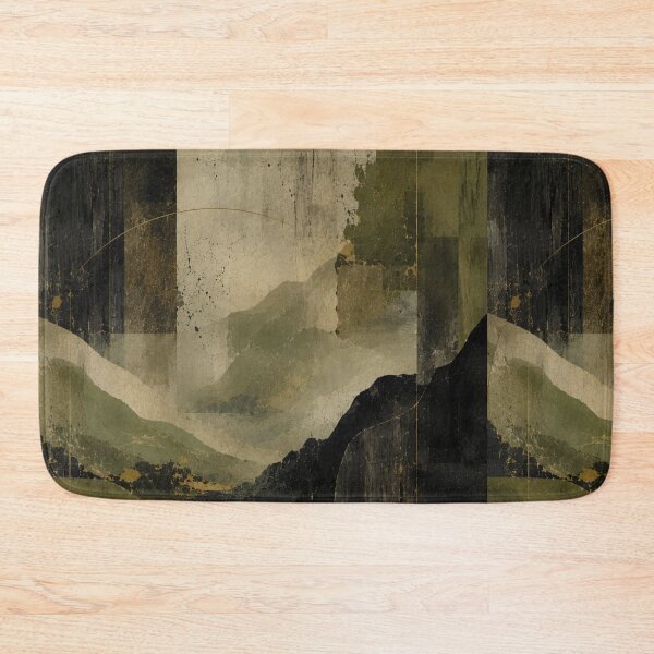 Item preview, Wabi Sabi Mountain Valley with Zen River, Kintsugi Harmony and Mono no Aware Serenity designed and sold by Aryabek.