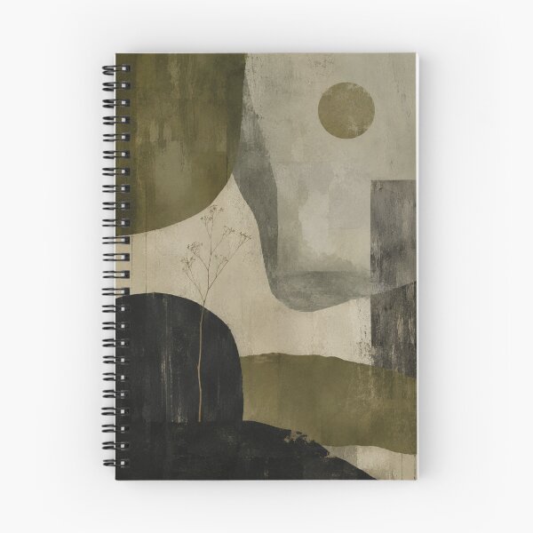 Item preview, Wabi Sabi Minimal Landscape with Enso Balance, Zen Buddhism and Kintsugi Stillness designed and sold by Aryabek.