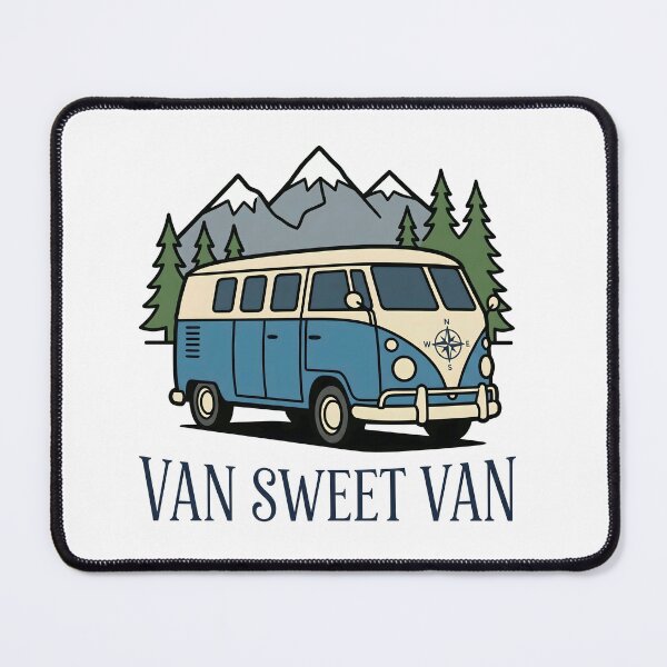 Item preview, Van Sweet Van – Funny Campervan Gift Van Life Road Trip Adventure Quote designed and sold by Sekla-Studio.