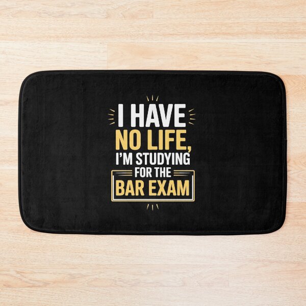 Item preview, I HAVE NO LIFE, I'M STUDYING FOR THE BAR EXAM designed and sold by jkrphoto.