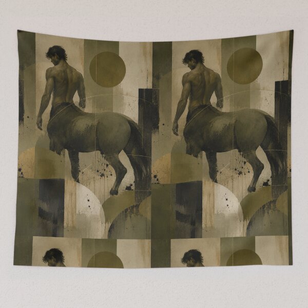 Item preview, Wabi Sabi Centaur Figure with Greek Mythology, Enso and Quiet Strength designed and sold by Aryabek.