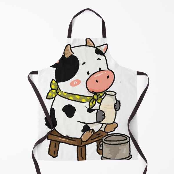 Item preview, Happy Milk Break Cow | Cozy Farm Animal Illustration designed and sold by chupichapa.