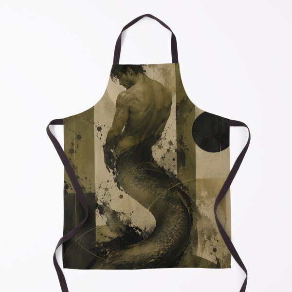 Item preview, Wabi Sabi Merman with Poseidon Mythology, Enso Geometry and Oceanic Serenity designed and sold by Aryabek.