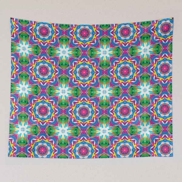 Item preview,  Colorful Rainbow Kaleidoscope Geometric Pattern designed and sold by SweetLilith.