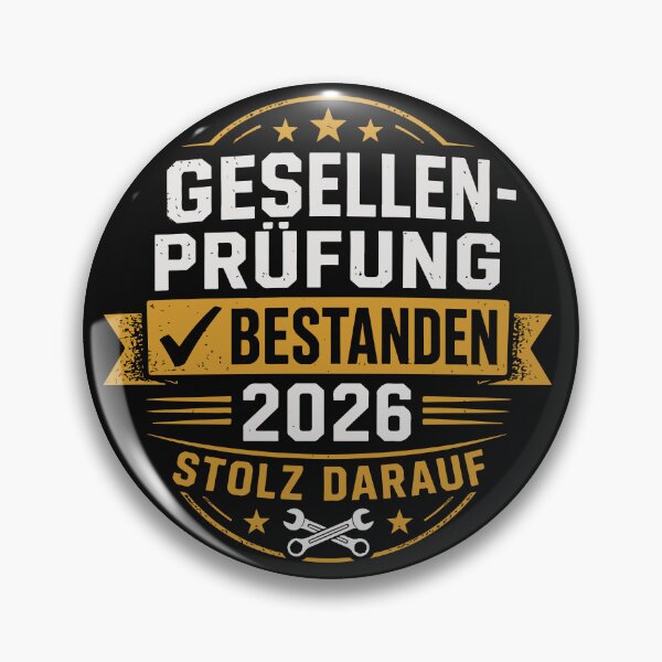 Item preview, Journeyman's examination passed 2026 Proud of it Craftsmanship designed and sold by MyPriond.