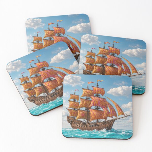 Item preview, Decorated old vessel in the ocean (version 1) designed and sold by ales-panz.