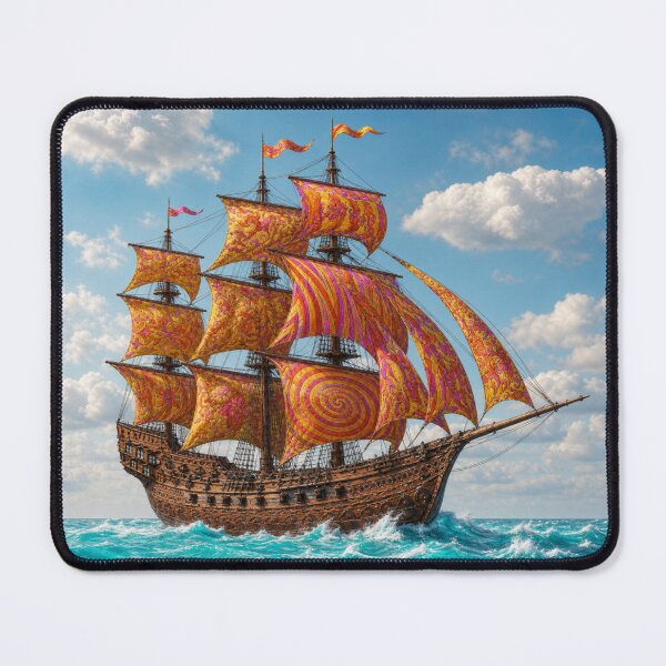 Item preview, Decorated old vessel in the ocean (version 1) designed and sold by ales-panz.