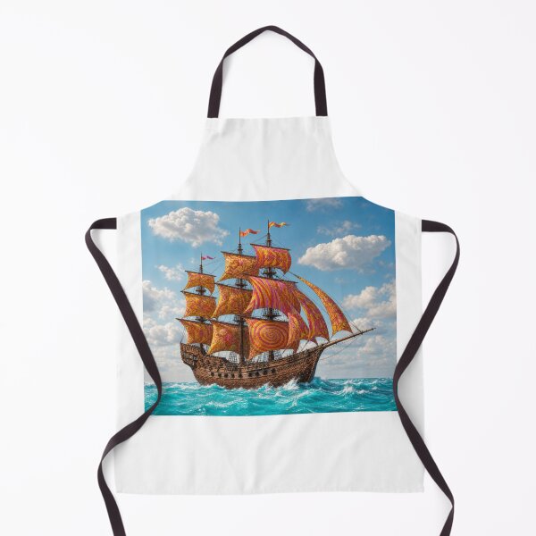 Item preview, Decorated old vessel in the ocean (version 1) designed and sold by ales-panz.