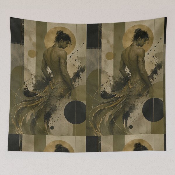 Item preview, Wabi Sabi Ancient Citadel with Timeless Architecture and Enso Harmony designed and sold by Aryabek.