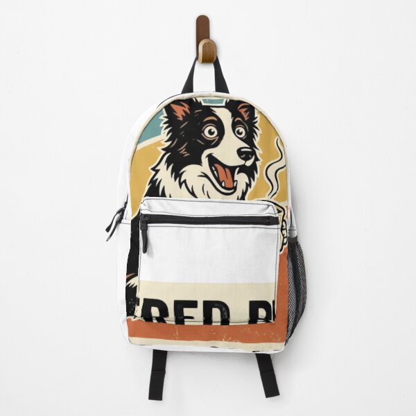 Item preview, Powered by Border Collie Energy Funny Vintage Coffee Dog Design designed and sold by urbinet.