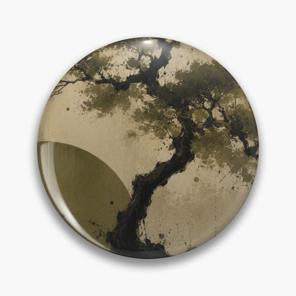 Item preview, Wabi Sabi Bonsai with Enso Balance, Zen Buddhism and Kintsugi Philosophy designed and sold by Aryabek.