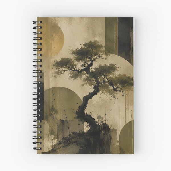 Artikelvorschau, Wabi-Sabi-Bonsai mit Enso-Balance, Zen-Buddhismus und Kintsugi-Philosophie entworfen und verkauft von Aryabek.
