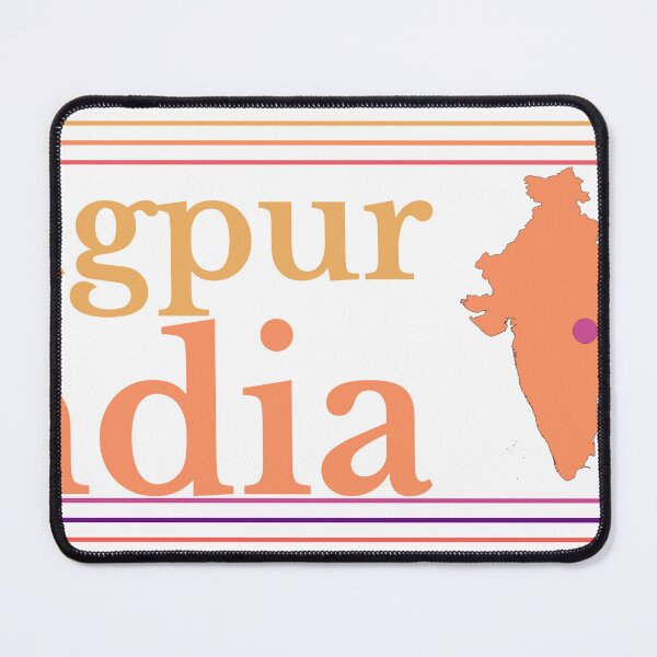 Item preview, Nagpur India City Marked On Country Map designed and sold by TheIconSmith.
