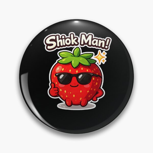 Item preview, Shiok Man! Cool Strawberry Vibes designed and sold by BalloonNinja.