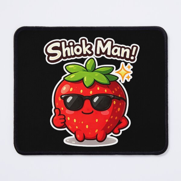 Item preview, Shiok Man! Cool Strawberry Vibes designed and sold by BalloonNinja.