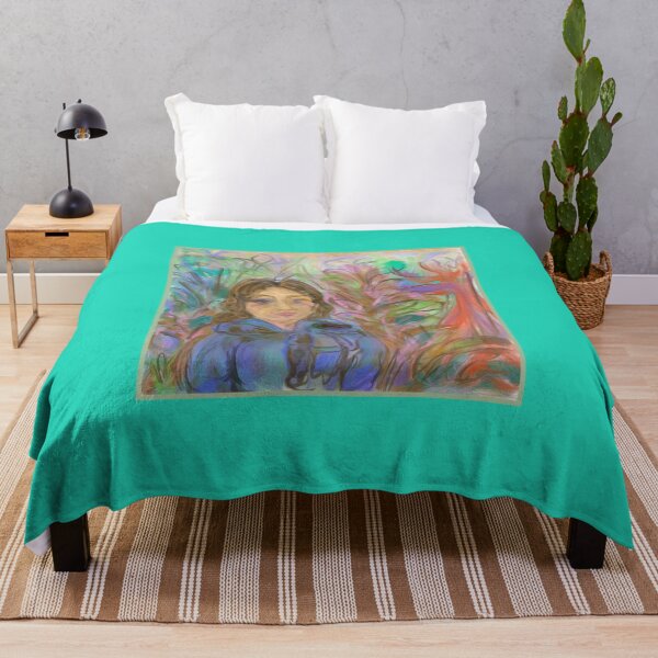 Item preview, LADY IN RAINBOW LANDSCAPE designed and sold by ABEBERMANCHUTE.